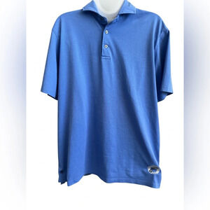 Men’s Greyson Performance Short Sleeve Polo, Blue, Size Large